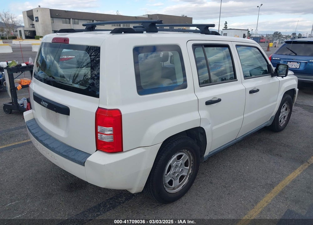 2009 JEEP PATRIOT SPORT VIN: 1J4FT28A79D126348