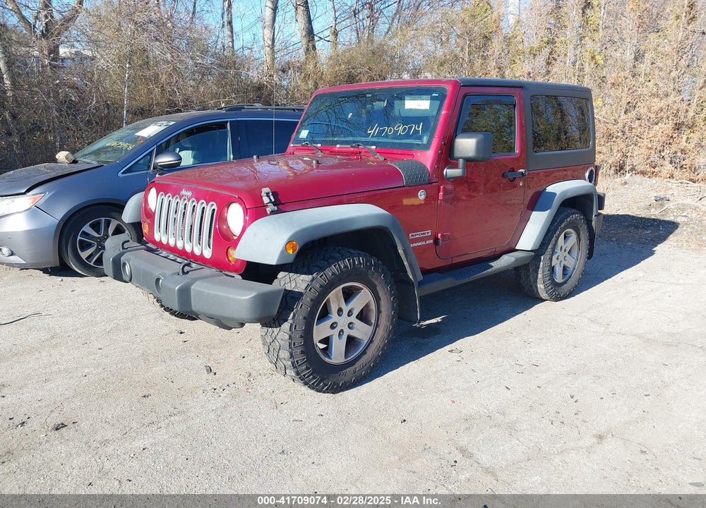 2012 JEEP WRANGLER SPORT VIN: 1C4AJWAGXCL122142