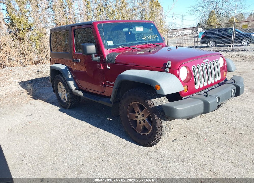 2012 JEEP WRANGLER SPORT VIN: 1C4AJWAGXCL122142