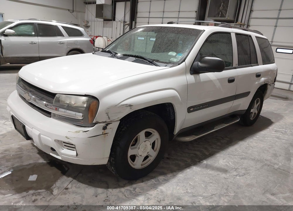 2003 CHEVROLET TRAILBLAZER LS VIN: 1GNDT13S132396158