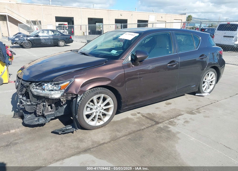 2011 LEXUS CT 200H VIN: JTHKD5BH3B2002456