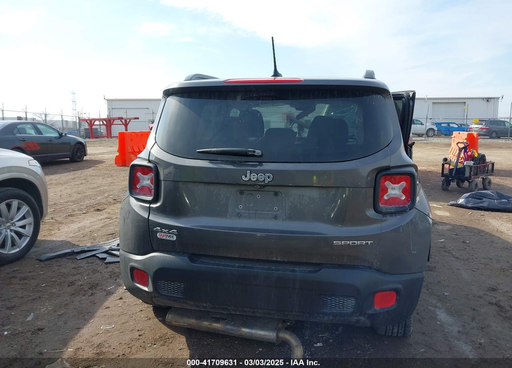 2017 JEEP RENEGADE SPORT 4X4 VIN: ZACCJBAB3HPG00961