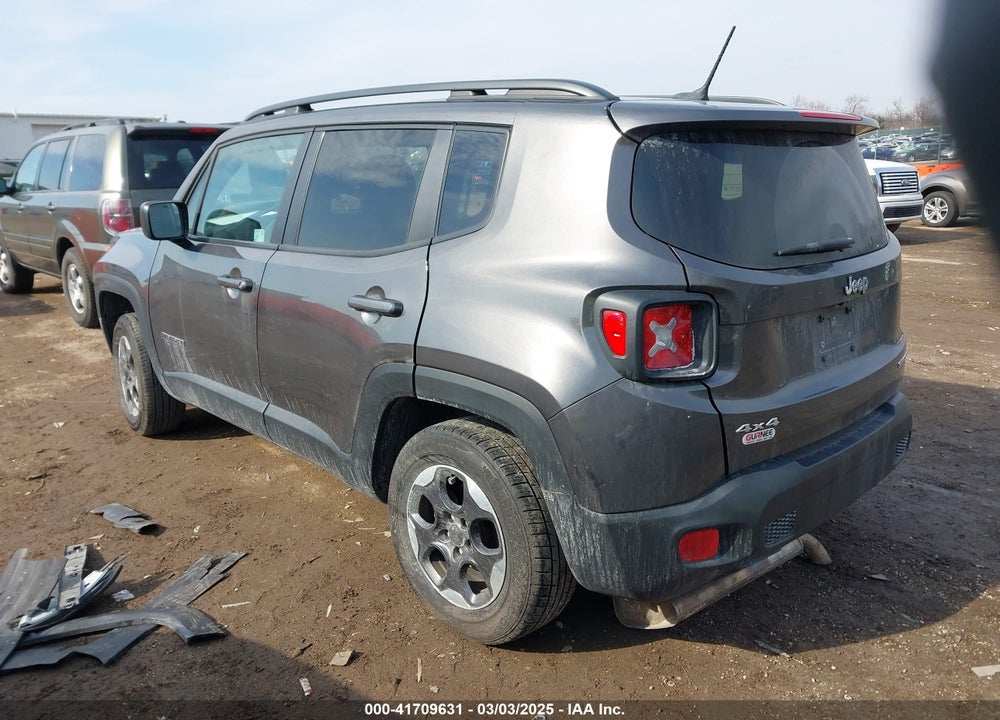 2017 JEEP RENEGADE SPORT 4X4 VIN: ZACCJBAB3HPG00961