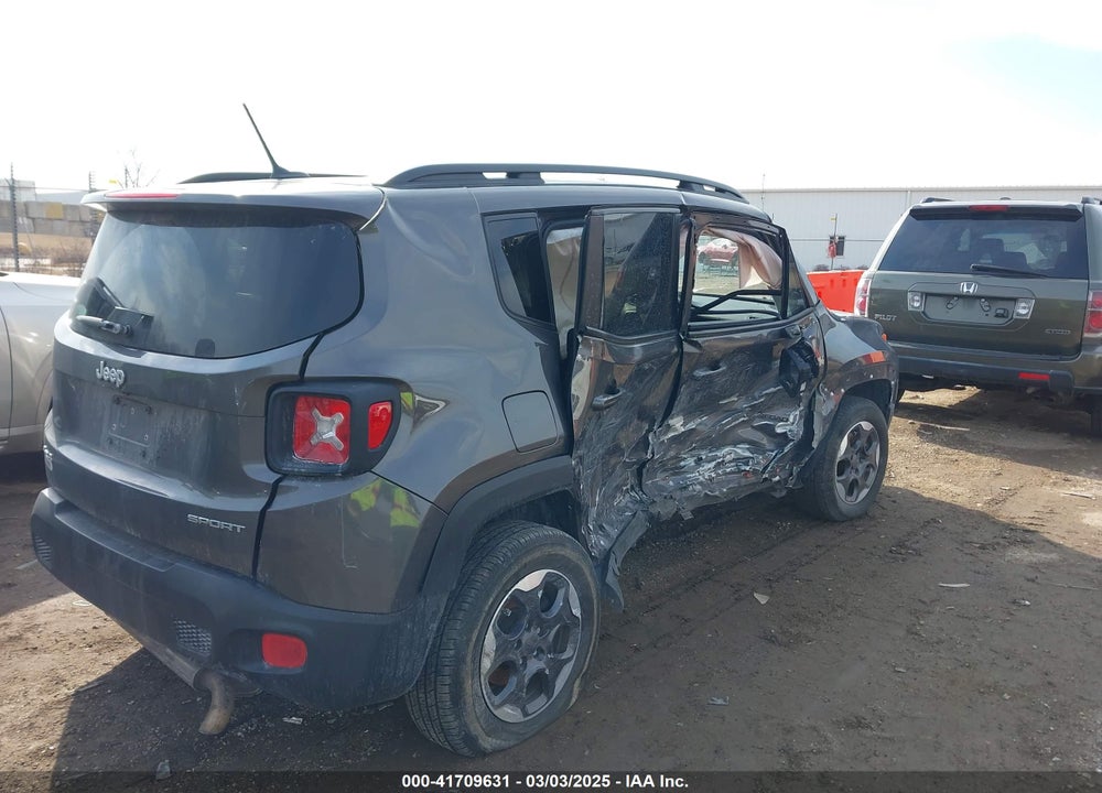 2017 JEEP RENEGADE SPORT 4X4 VIN: ZACCJBAB3HPG00961