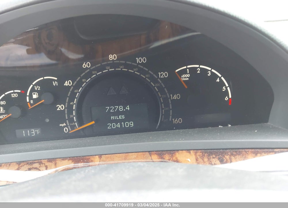 2003 MERCEDES-BENZ S 500 VIN: WDBNG75J13A365814
