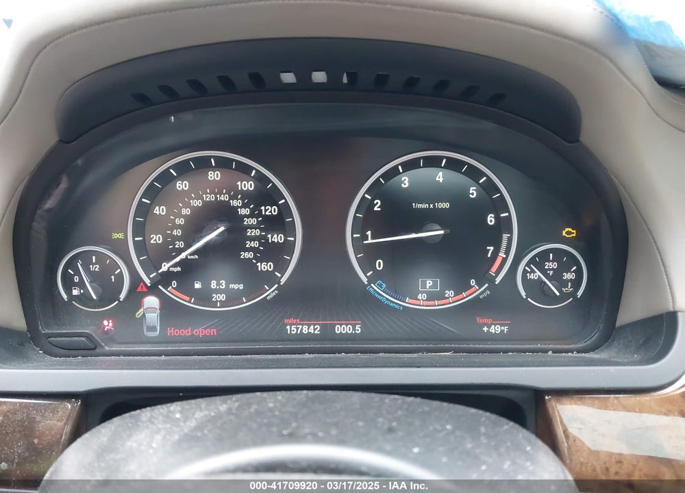 2013 BMW 750LI VIN: WBAYF8C56DD140816