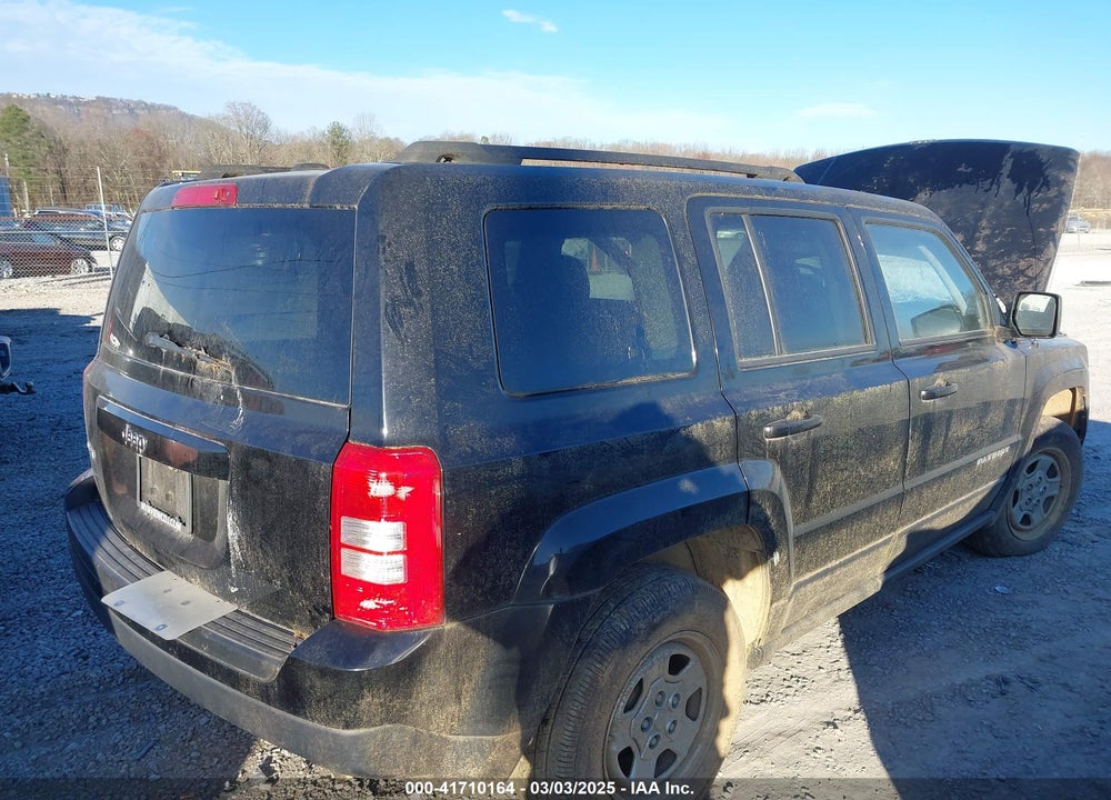 2016 JEEP PATRIOT VIN: 1C4NJRBB4GD632377
