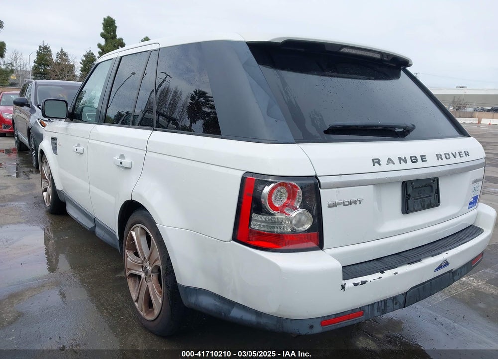 2012 LAND ROVER RANGE ROVER SPORT VIN: SALSK2D46CA745273