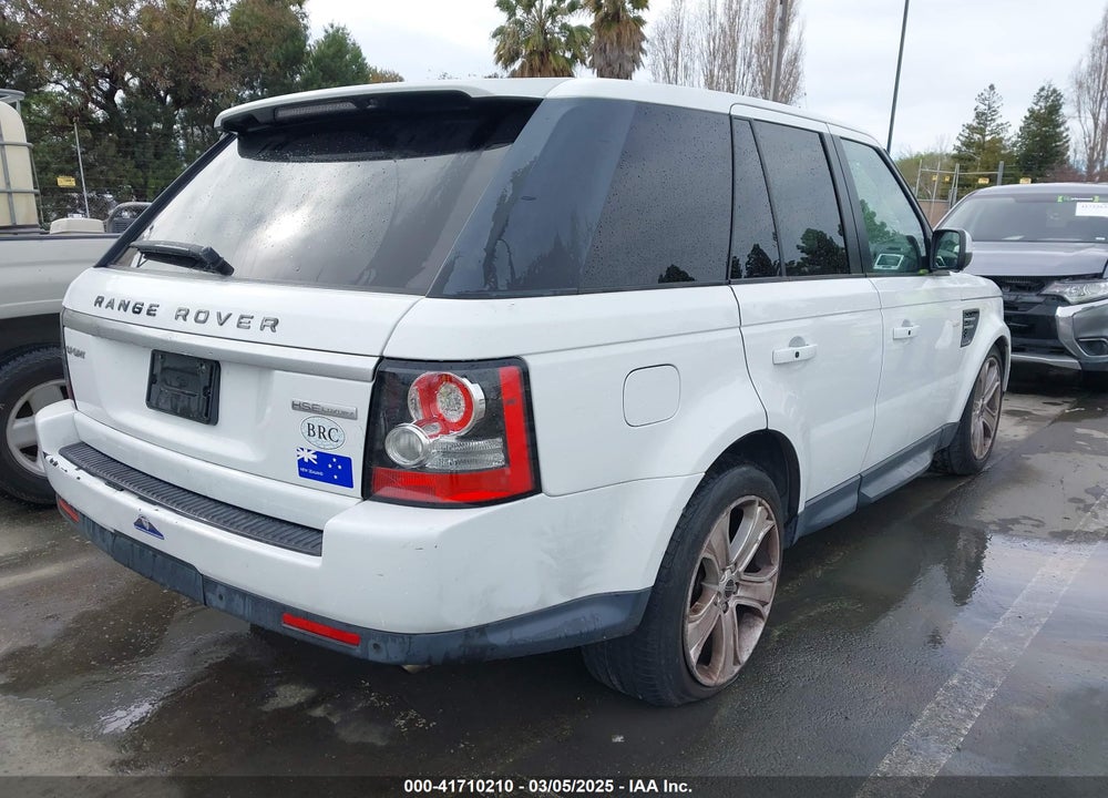 2012 LAND ROVER RANGE ROVER SPORT VIN: SALSK2D46CA745273