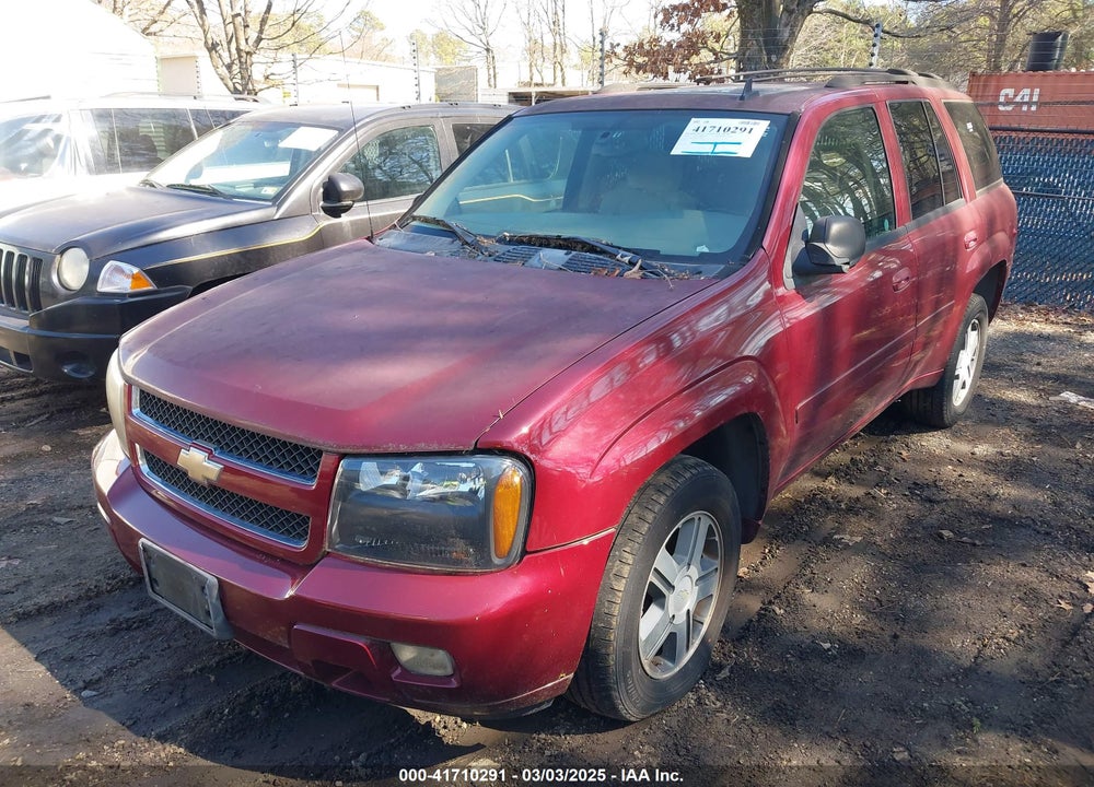 2007 CHEVROLET TRAILBLAZER LT VIN: 1GNDS13S972296091