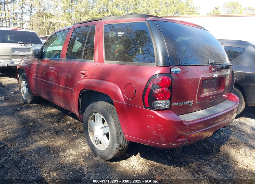 2007 CHEVROLET TRAILBLAZER LT VIN: 1GNDS13S972296091
