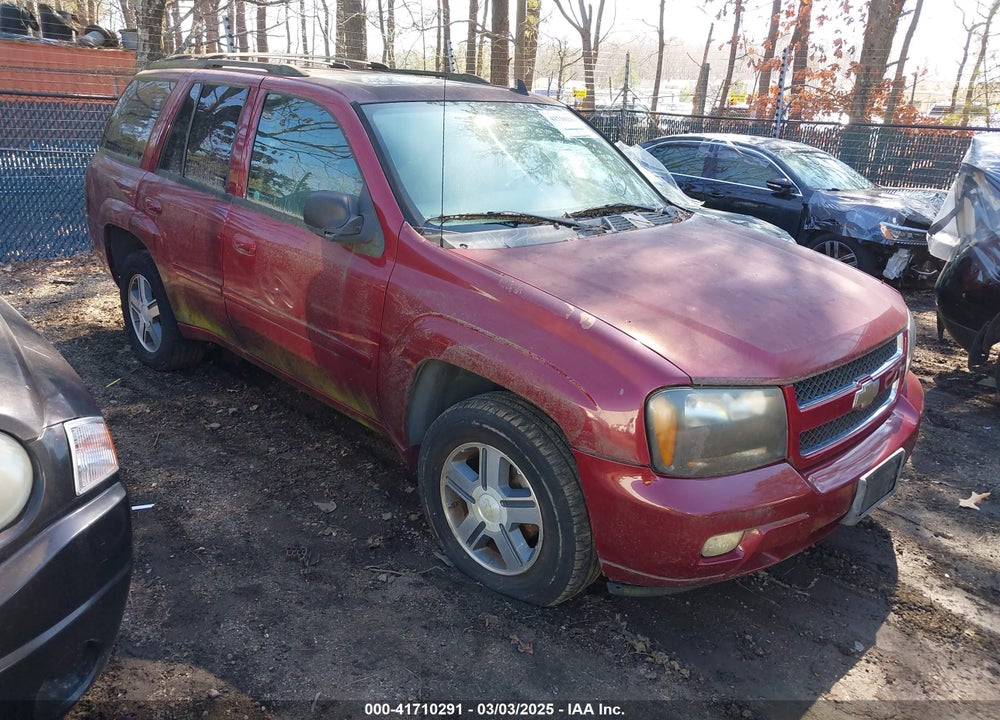2007 CHEVROLET TRAILBLAZER LT VIN: 1GNDS13S972296091