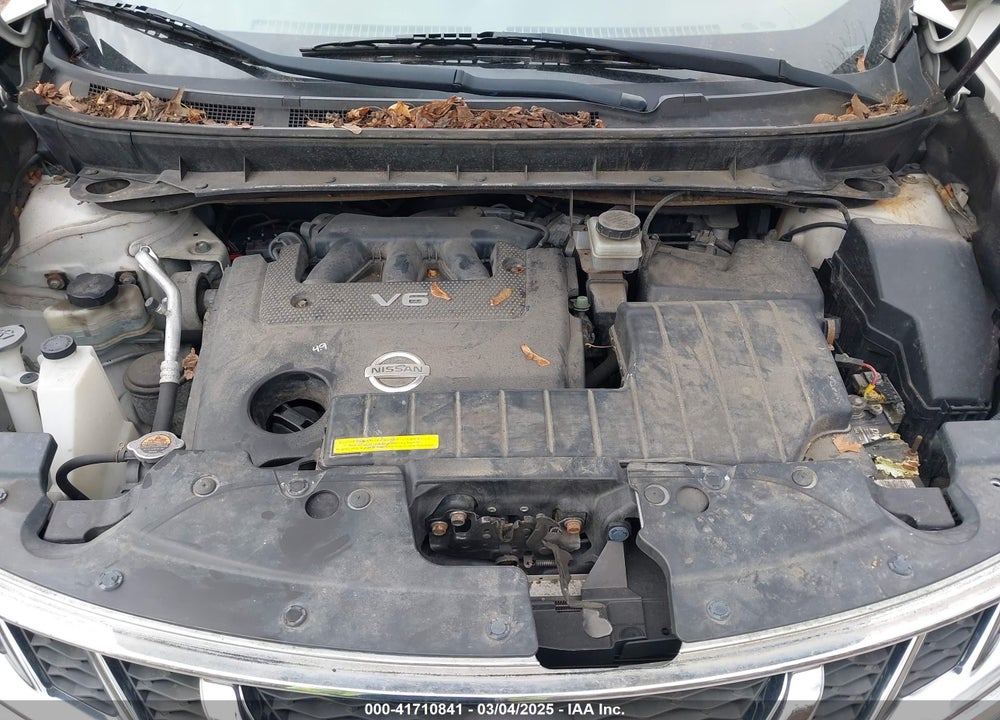 2011 NISSAN MURANO S VIN: JN8AZ1MW3BW160814