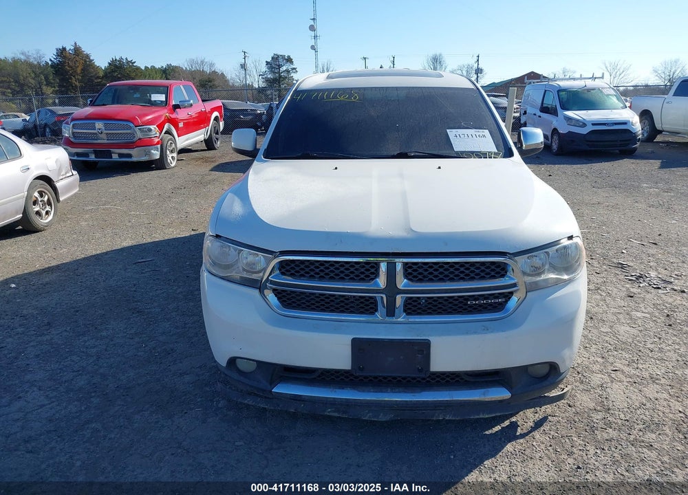 2012 DODGE DURANGO SXT VIN: 1C4RDJAG6CC100782