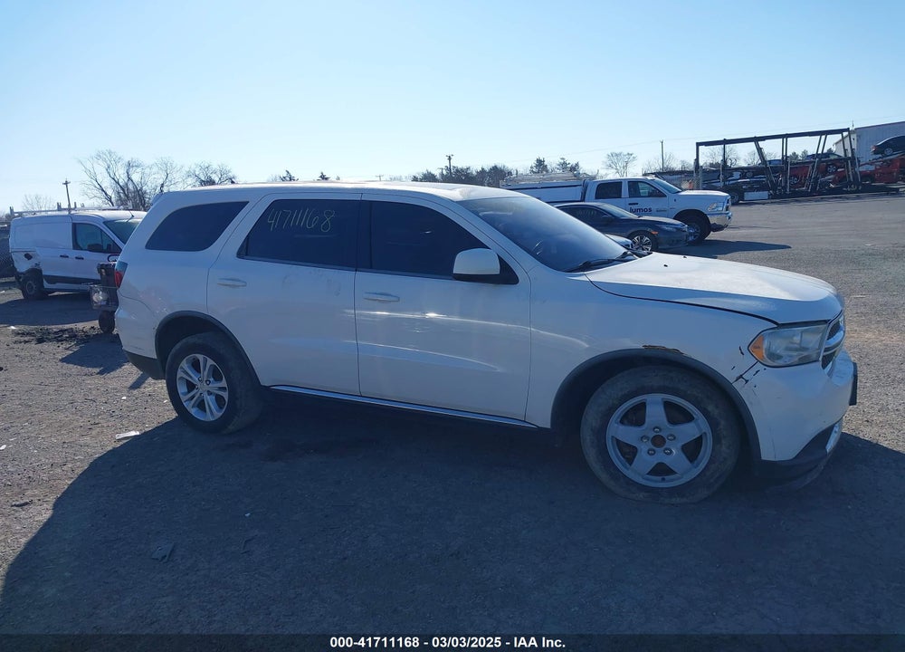 2012 DODGE DURANGO SXT VIN: 1C4RDJAG6CC100782