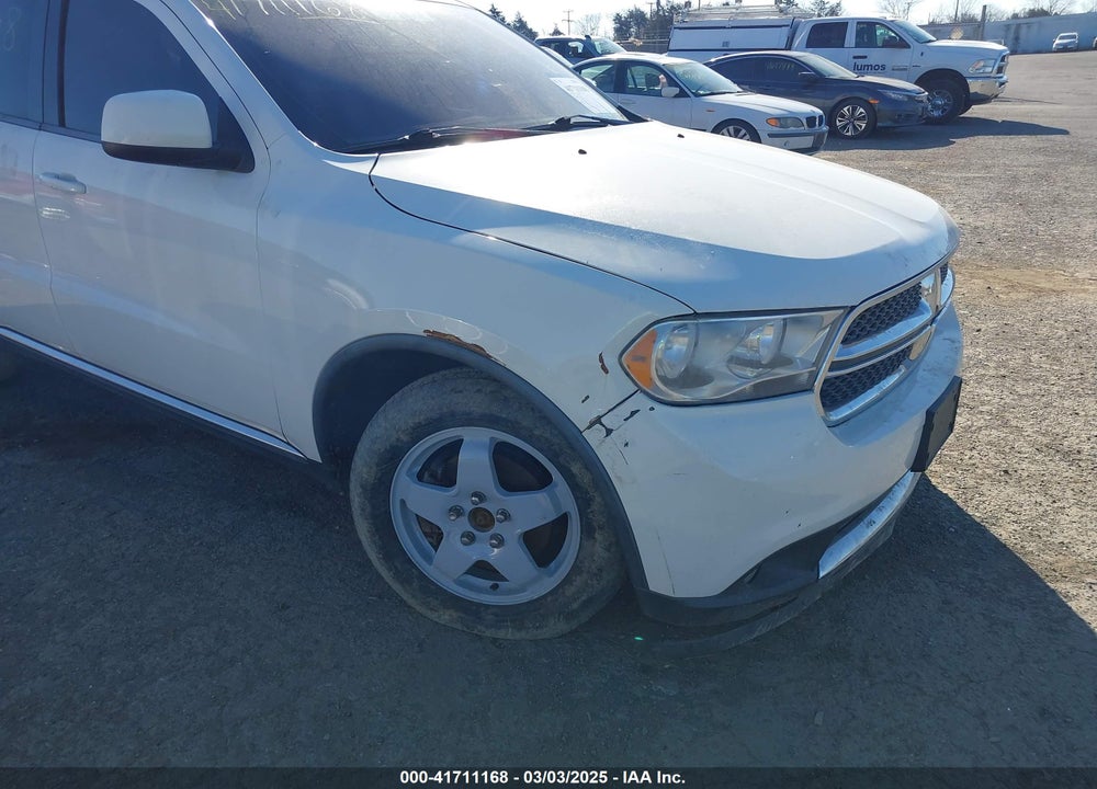 2012 DODGE DURANGO SXT VIN: 1C4RDJAG6CC100782