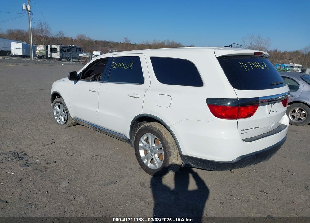 2012 DODGE DURANGO SXT VIN: 1C4RDJAG6CC100782