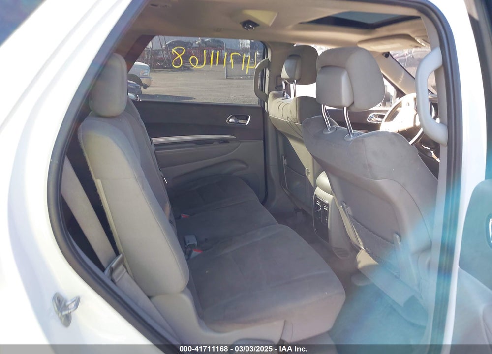2012 DODGE DURANGO SXT VIN: 1C4RDJAG6CC100782