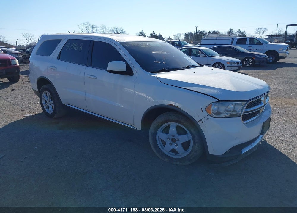 2012 DODGE DURANGO SXT VIN: 1C4RDJAG6CC100782