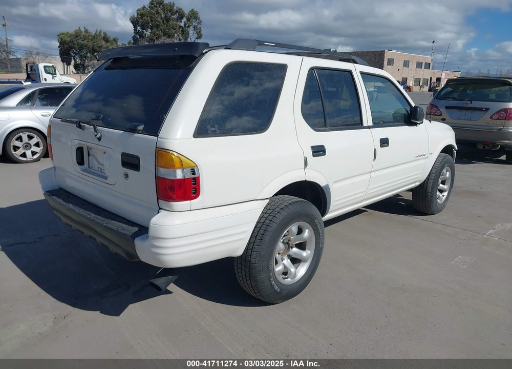 1998 ISUZU RODEO VIN: 4S2CK58W4W4308419