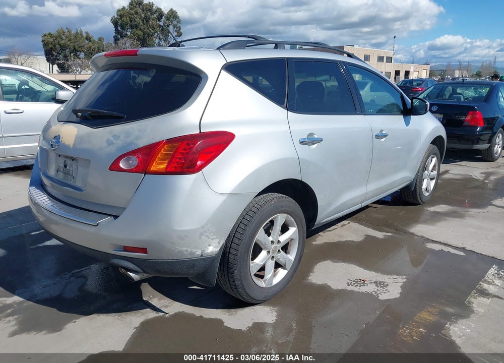 2009 NISSAN MURANO VIN: JN8AZ18U29W030638