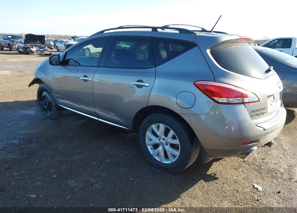 2012 NISSAN MURANO VIN: JN8AZ1MU3CW114237