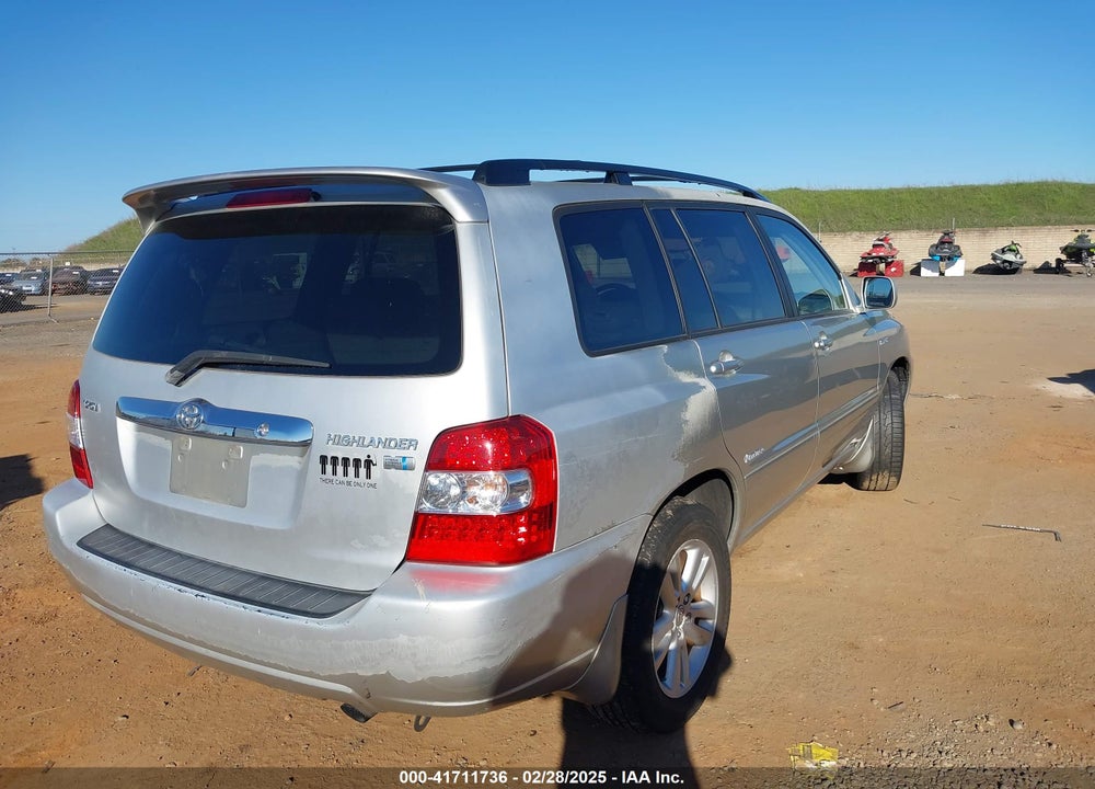 2006 TOYOTA HIGHLANDER HYBRID LIMITED V6 VIN: JTEDW21A360011484