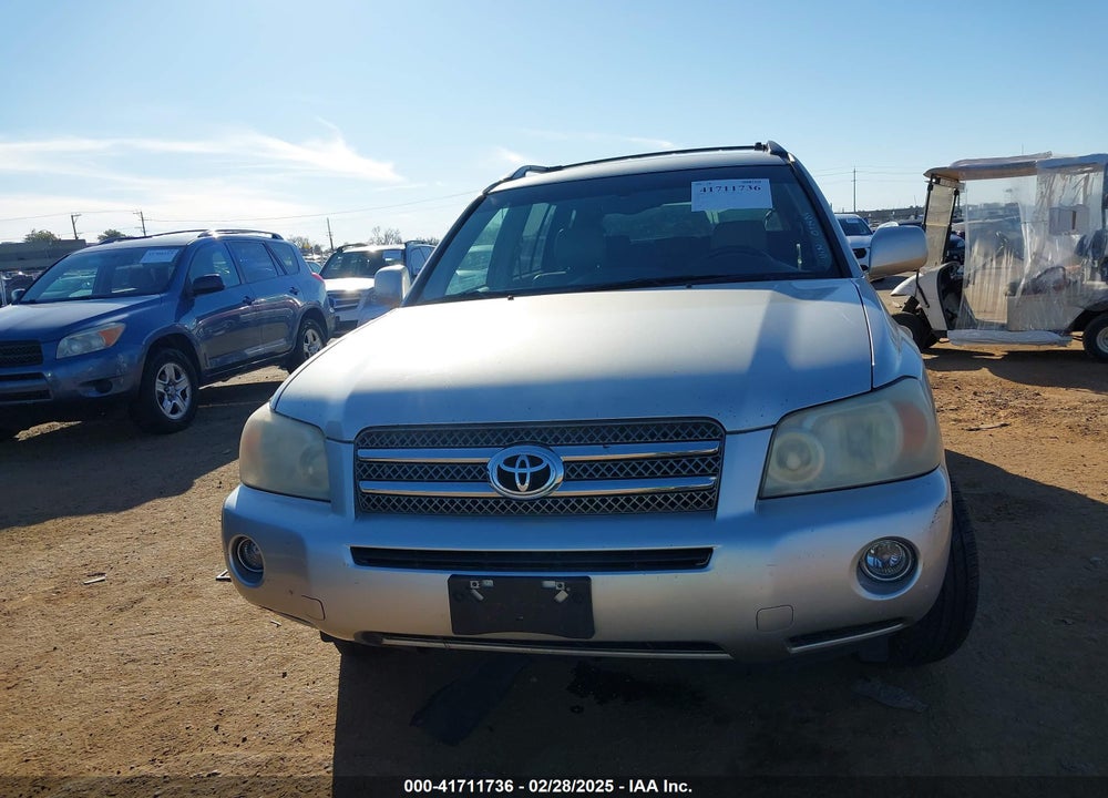 2006 TOYOTA HIGHLANDER HYBRID LIMITED V6 VIN: JTEDW21A360011484