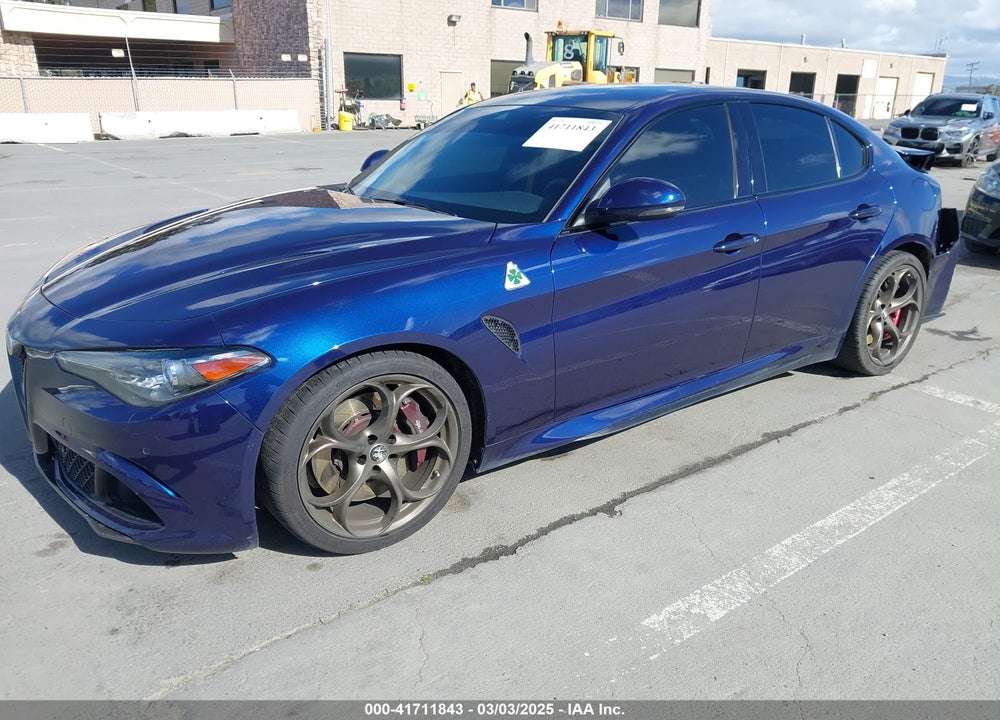 2017 ALFA ROMEO GIULIA QUADRIFOGLIO RWD VIN: ZARFAEAV7H7544874