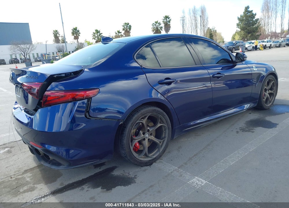 2017 ALFA ROMEO GIULIA QUADRIFOGLIO RWD VIN: ZARFAEAV7H7544874