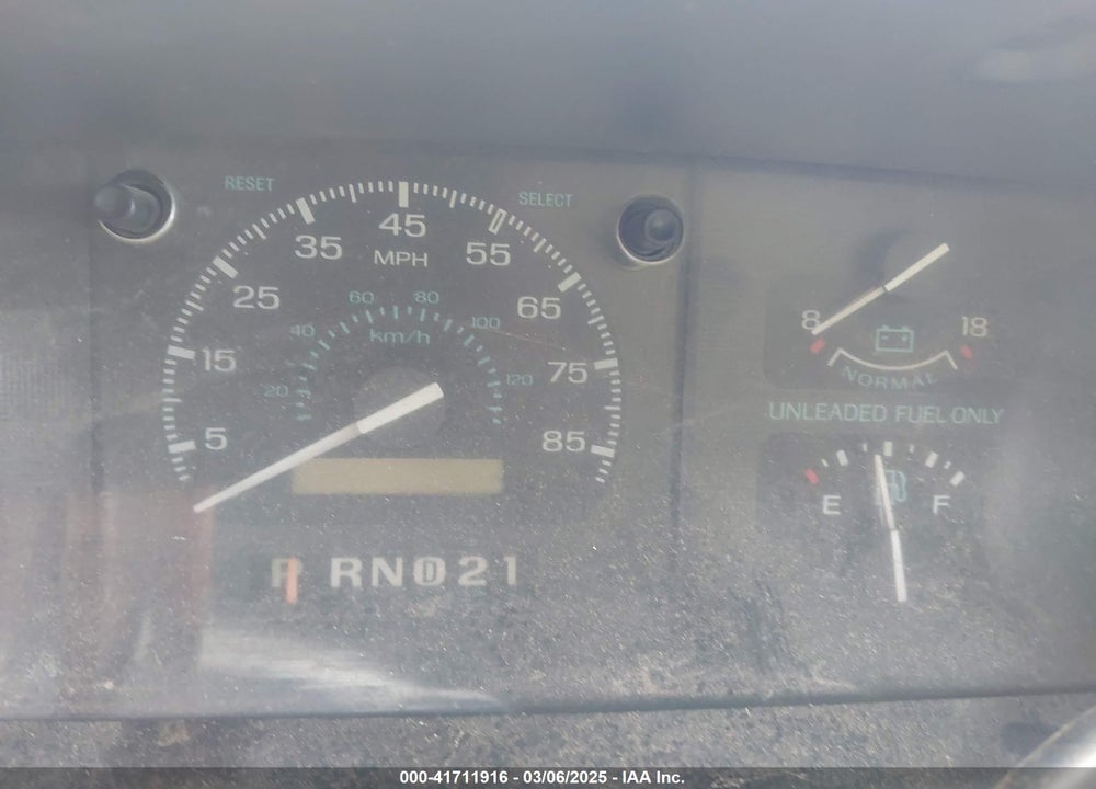 1995 FORD ECONOLINE E350 CUTAWAY VAN VIN: 1FDKE37G4SHA60314