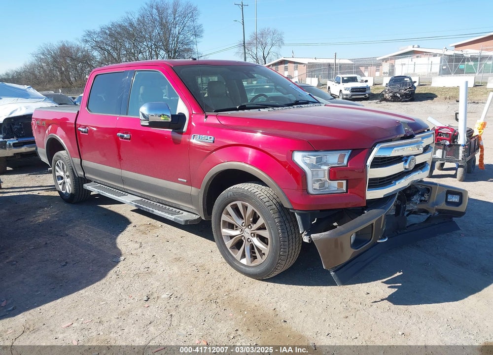 2017 FORD F-150 LARIAT VIN: 1FTEW1EG7HKC80452