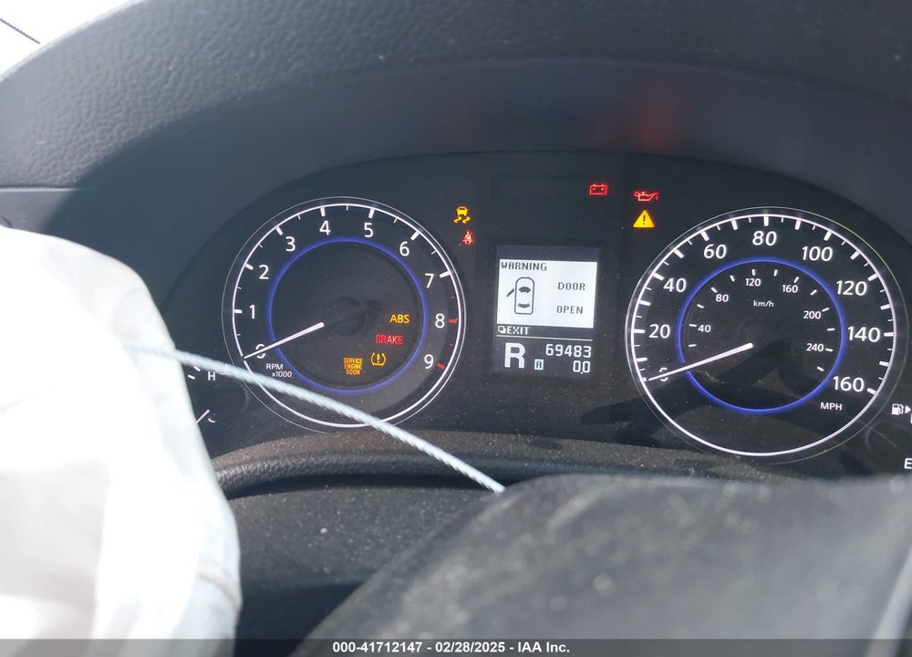 2013 INFINITI G37 VIN: JN1CV6EK7DM921788