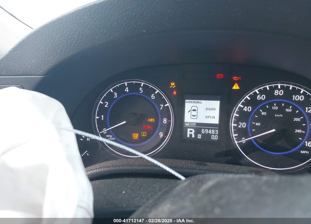2013 INFINITI G37 VIN: JN1CV6EK7DM921788