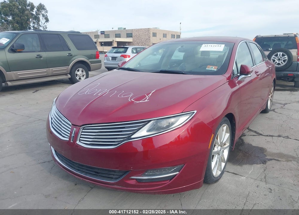 2014 LINCOLN MKZ VIN: 3LN6L2GK0ER803608