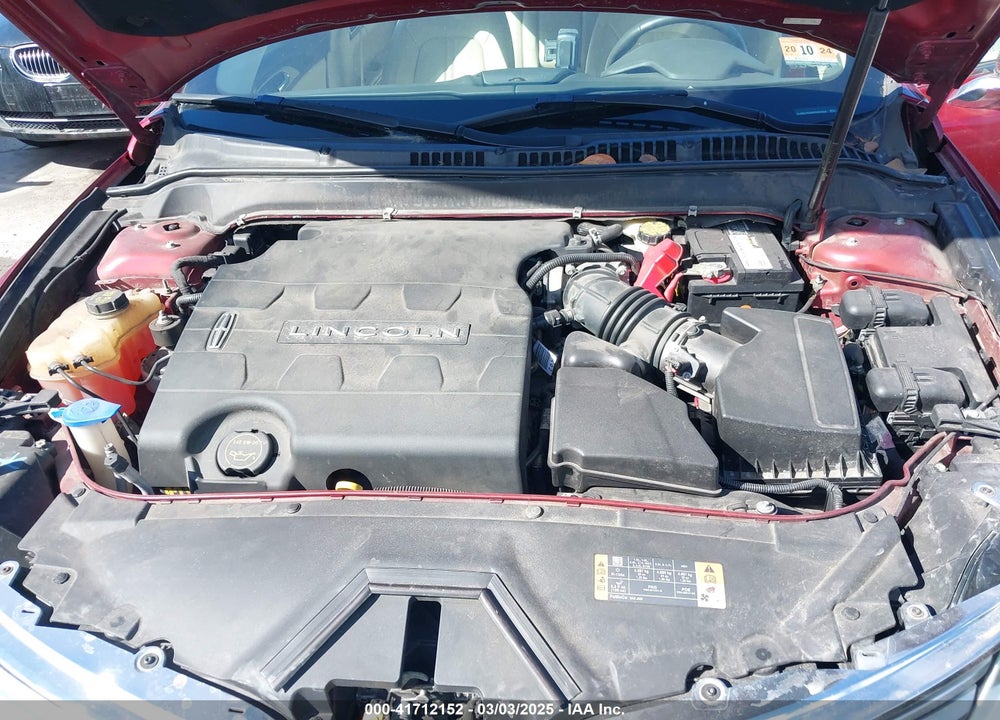 2014 LINCOLN MKZ VIN: 3LN6L2GK0ER803608