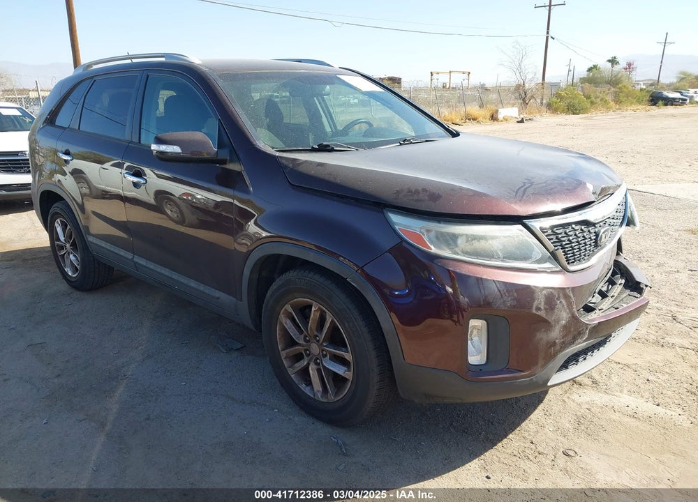 2014 KIA SORENTO VIN: 5XYKT3A67EG516961