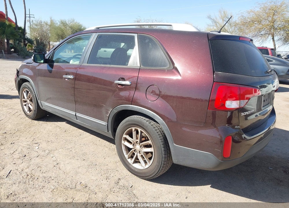 2014 KIA SORENTO VIN: 5XYKT3A67EG516961