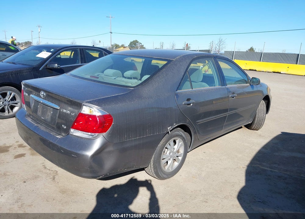 2005 TOYOTA CAMRY VIN: 4T1BF30K75U607826