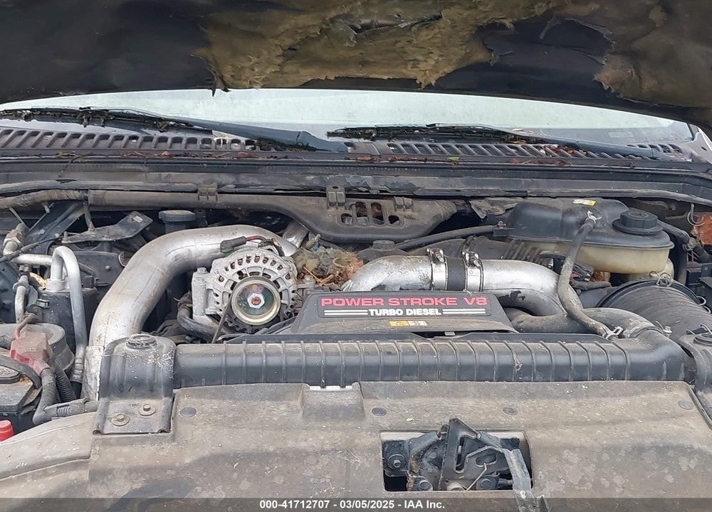 2004 FORD F250 SUPER DUTY VIN: 1FTNW21P54EB55499