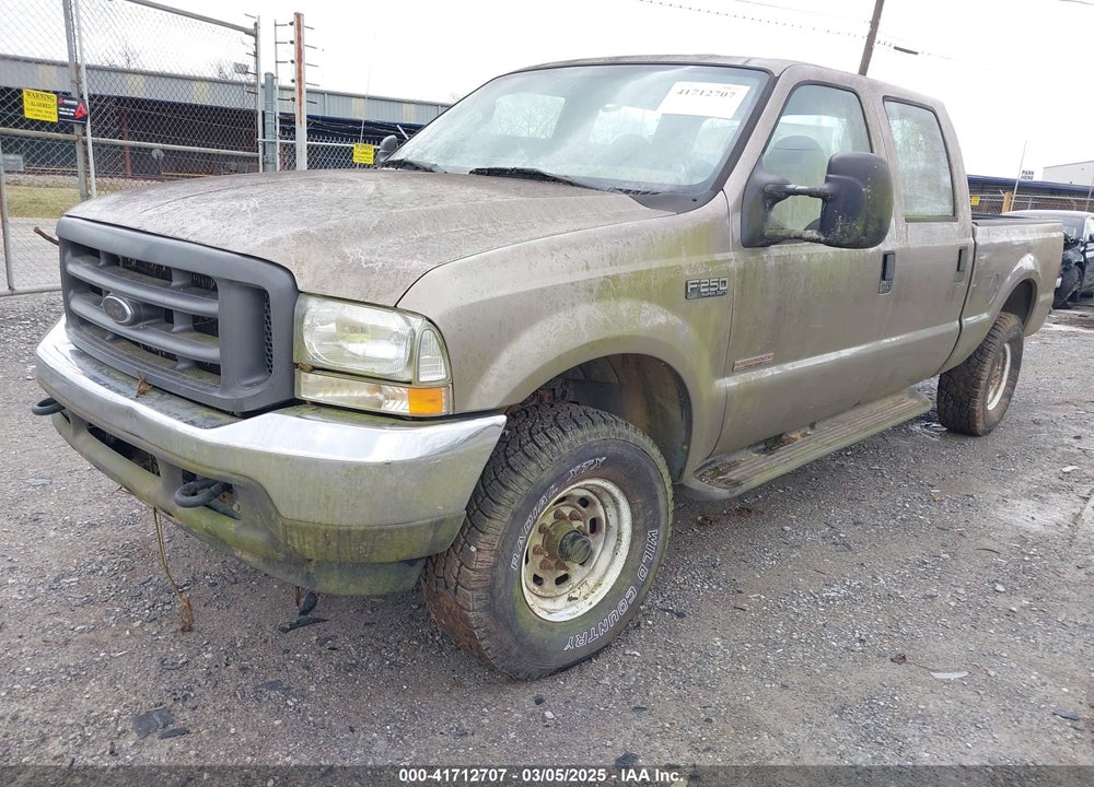 2004 FORD F250 SUPER DUTY VIN: 1FTNW21P54EB55499