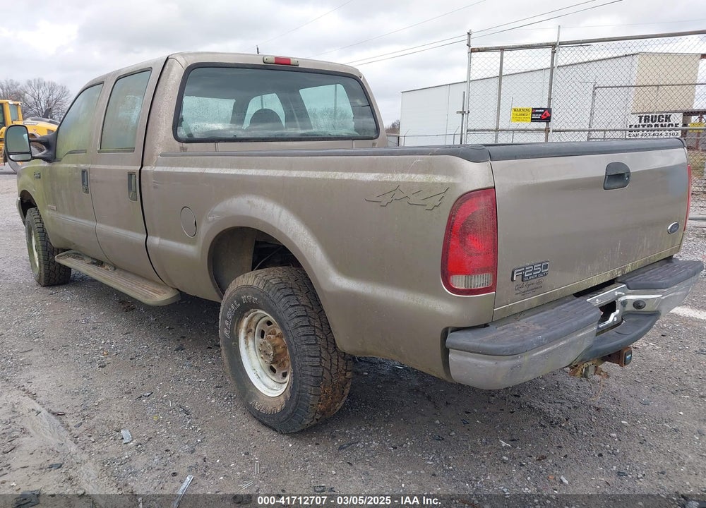 2004 FORD F250 SUPER DUTY VIN: 1FTNW21P54EB55499