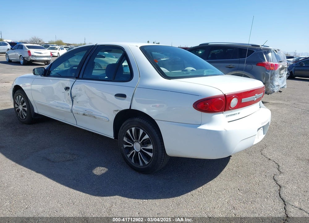 2003 CHEVROLET CAVALIER VIN: 1G1JF52F337163229