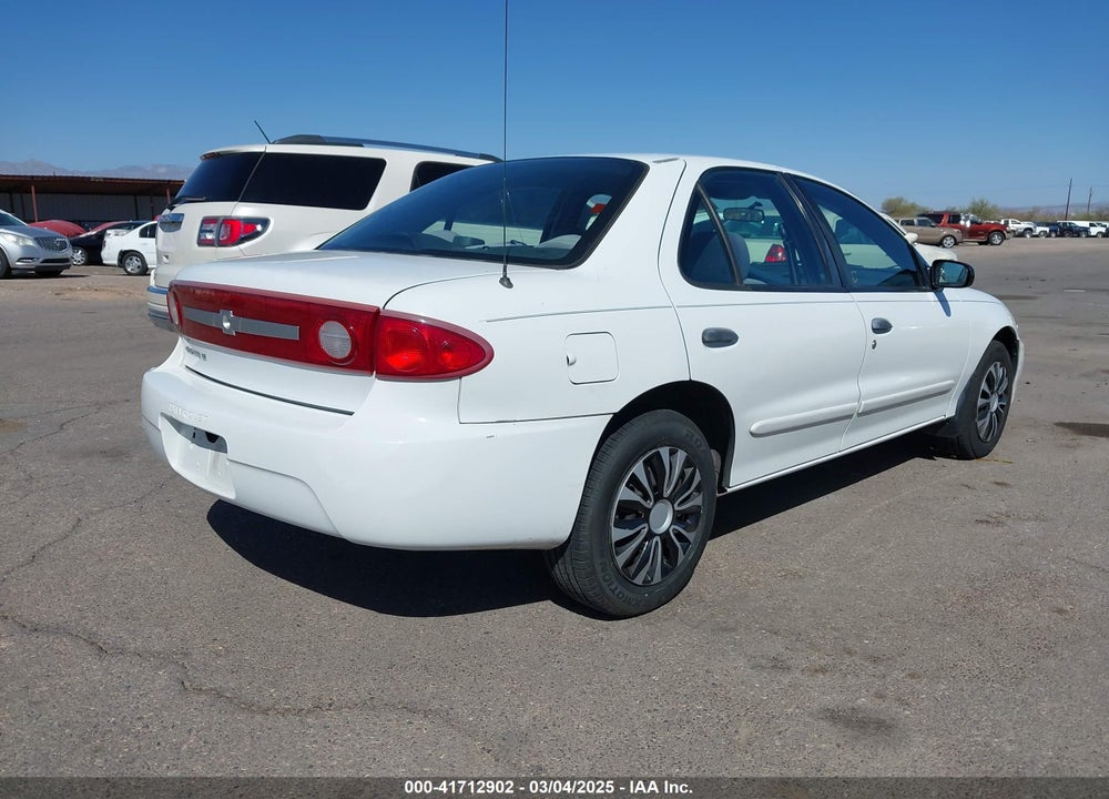 2003 CHEVROLET CAVALIER VIN: 1G1JF52F337163229