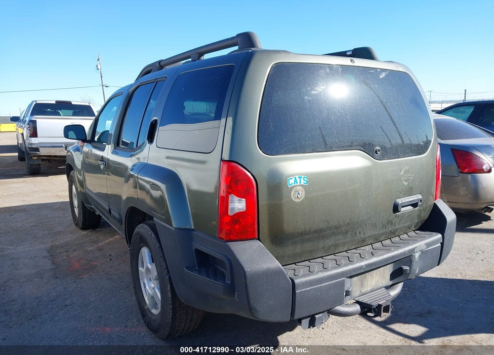2005 NISSAN XTERRA S VIN: 5N1AN08U05C649229