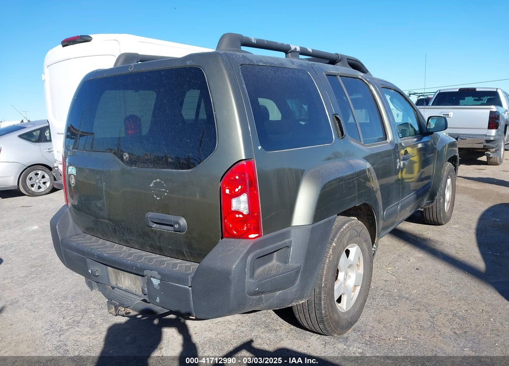 2005 NISSAN XTERRA S VIN: 5N1AN08U05C649229