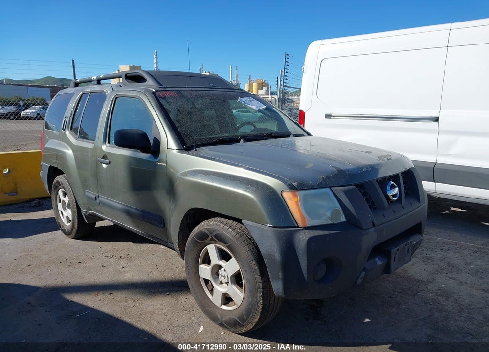 2005 NISSAN XTERRA S VIN: 5N1AN08U05C649229