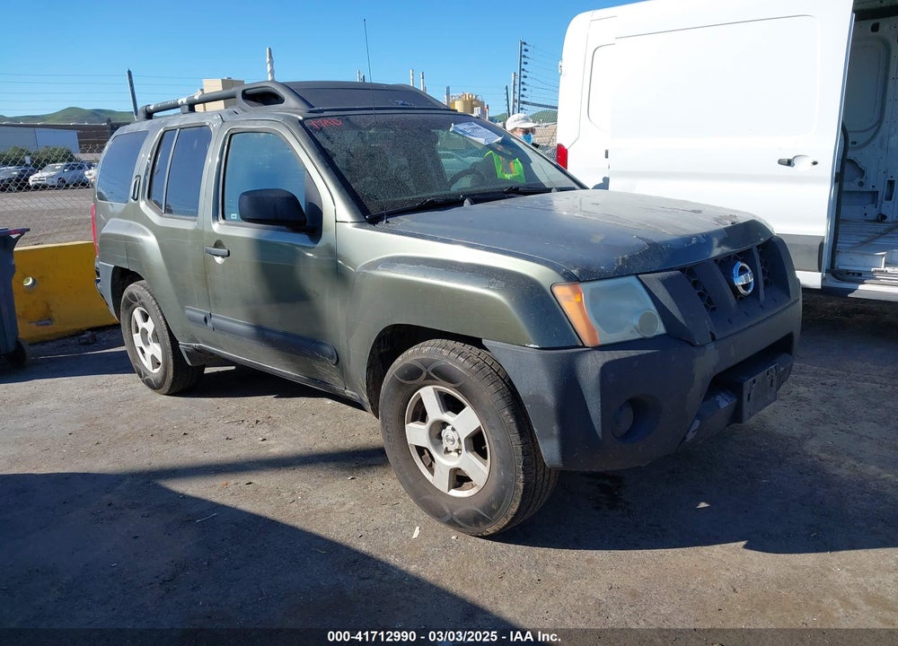 2005 NISSAN XTERRA S VIN: 5N1AN08U05C649229
