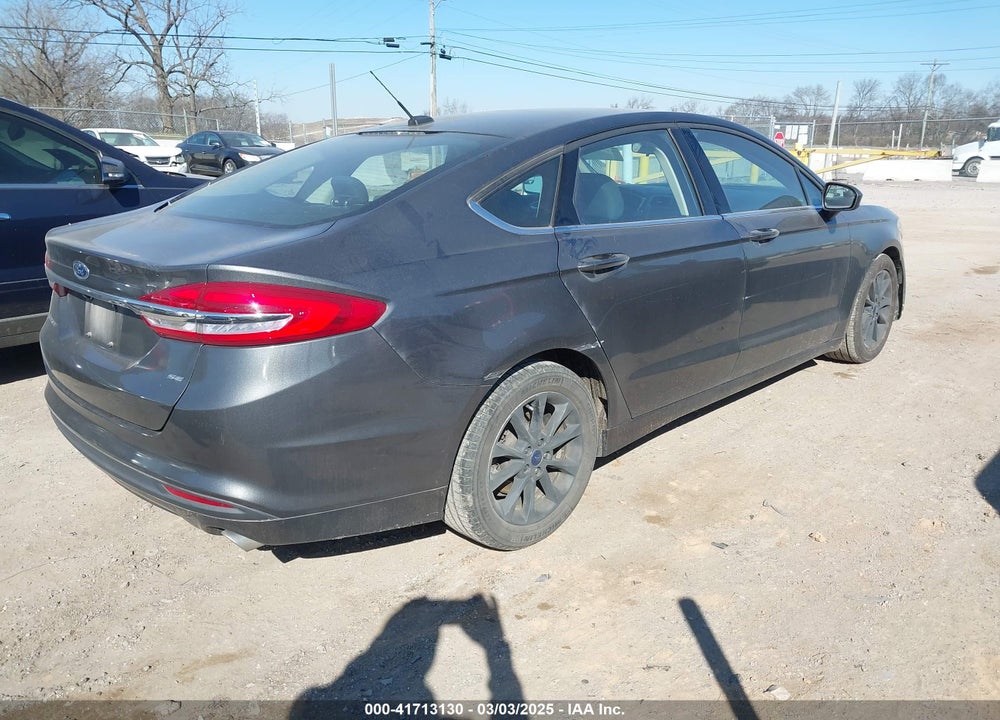 2017 FORD FUSION SE VIN: 3FA6P0H72HR370360