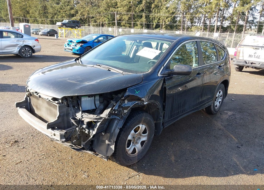 2012 HONDA CR-V LX VIN: 5J6RM4H38CL033309